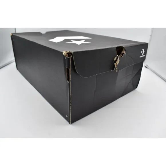 Converse Mens 12 Chuck Taylor All Star Black Grey Patchwork High Top Sneakers - Picture 10 of 13